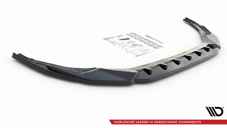 Splitter Audi A3 8Y S-Line przód v.3 Gloss Black