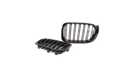Grill BMW X3 F25 X4 F26 Facelift podwójne żeberka Gloss Black