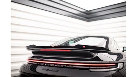 Przedłużenie Spoilera Porsche 911 Turbo S 992 Gloss Black