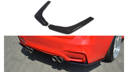 Splitter BMW 3 F80 M-Pack Rear Side v.1 Gloss Black