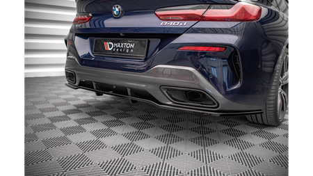 Splitter BMW 8 G16 M-Pack Tył Środkowy z Dyfuzorem Gloss Black