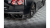 Splitter Nissan GTR R35 Facelift Rear Side Street Pro Black-Red