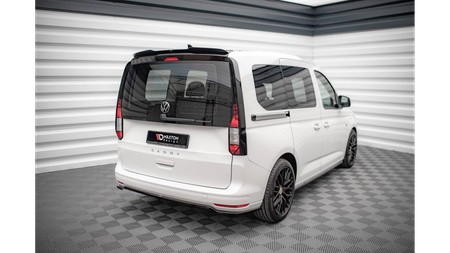 Splitter Volkswagen Caddy V Rear Central Gloss Black