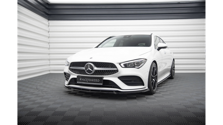 Splitter Mercedes-Benz CLA A35 AMG C118 Front v.2 Gloss Black