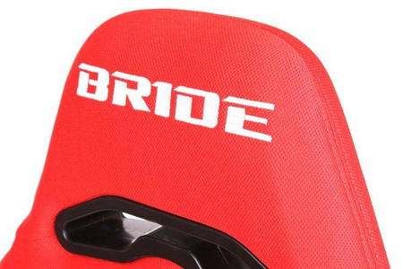 Fotel sportowy K700 Welur Bride Czerwony