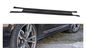 Diffuser BMW X4 G02 M-Pack Side Skirts Gloss Black