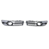 Fog Light Covers Audi A6 C6 Gloss Black