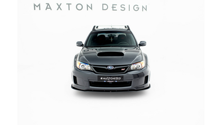 Splitter Subaru Impreza WRX STI Mk3 Facelift Front Street Pro Black-Red