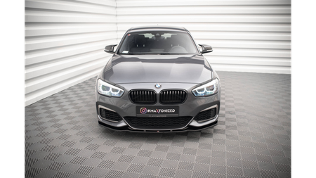 FRONT SPLITTER V.1 BMW 1 F20/F21 M-Power FACELIFT Gloss Black