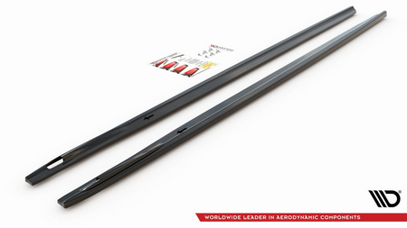 Diffuser BMW 7 G11 M-Pack Side Skirts Gloss Black