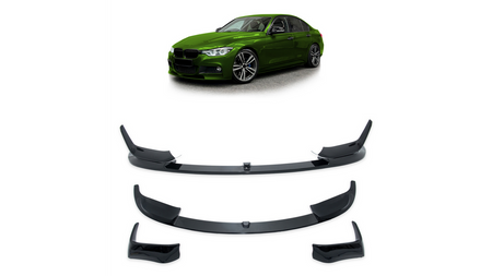 Diffuser BMW 3 F30 F31 Front Bumper Gloss Black