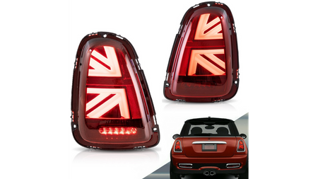 Lights MINI R56 R58 R57 R59 Facelift Rear LED Red