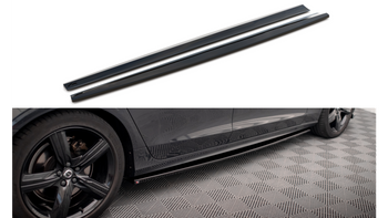 Diffuser Volvo V90 S90 R-Design II Side Skirts Gloss Black