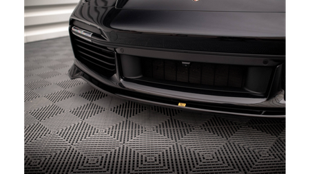 Front Splitter Porsche 911 Turbo S 992 Gloss Black