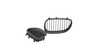Grill BMW 5 E60 E61 pojedyncze żeberka Matt Black