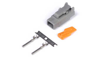 Plug and pins - Deutsch DTM-2 male connector (7.5 ampere).