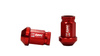 Wheel lug nuts D1Spec Replica 40mm M12x1,5 Red