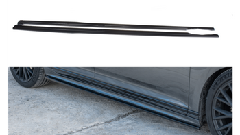 Diffuser Volkswagen Passat B8 R-Line Side Skirts Gloss Black