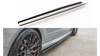 Diffuser Audi RS3 8V Sportback Side Skirts Racing Black