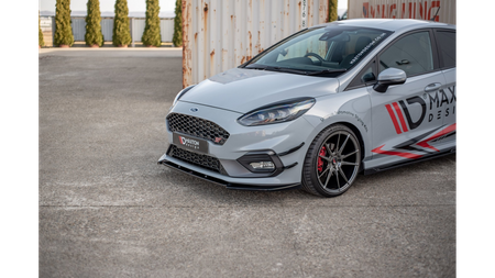 Splitter Ford Fiesta VIII ST ST-Line Front v.7 Gloss Black