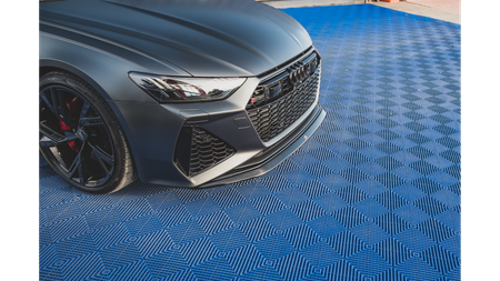 Splitter Audi RS6 RS7 C8 przód v.3 Gloss Black
