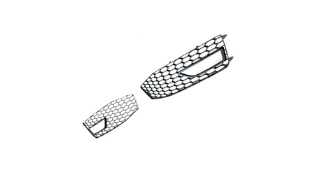 Fog Light Covers Audi A4 B8 Facelift Gloss Black