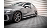 Dokładka Audi A3 8Y S-Line Progi Street Pro Black-Red + Gloss Flaps