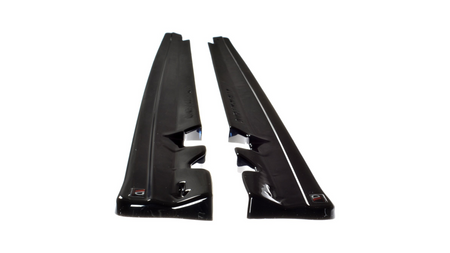 Diffuser Mercedes-Benz C W205 AMG-LINE Side Skirts Gloss Black