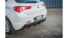 Dokładka Alfa Romeo Giulietta Facelift Zderzak Tył Wersja z wydechem z jednej strony Gloss Black