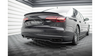 Splitter Audi A8 D4 Facelift Rear Central with Diffuser Gloss Black