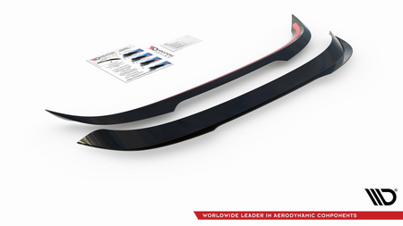 Spoiler Cap Volkswagen Golf 8 R-Performance GTI Clubsport v.1 Gloss Black