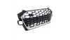 Grill Audi A4 B9 Facelift Silver & Gloss Black