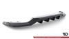 Splitter Skoda Karoq I Facelift Sportline Rear Central with Diffuser Gloss Black