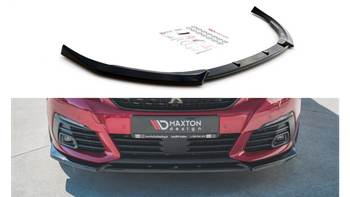 Splitter Peugeot 308 GT II Facelift Front v.1 Gloss Black