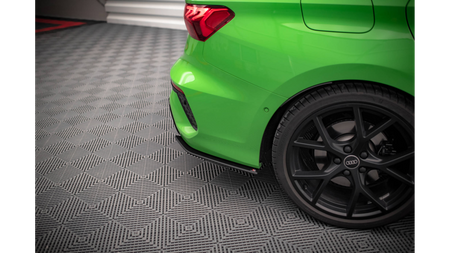 Splitter Audi RS3 8Y Tył Boczne Street Pro Black