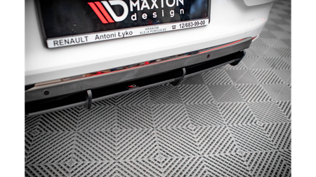 Dyfuzor Renault Clio V Tył Street Pro Black-Red