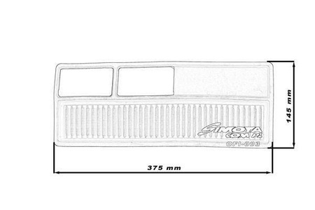 Simota Panel Filter OFI003 375x145mm