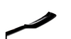 Splitter Mini COOPER S III 3-DOOR (F56) Tył Środkowy Gloss Black