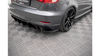 Splitter Audi S3 8V Facelift Rear Side Street Pro Black-Red