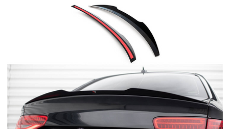 Spoiler Cap Audi S4 B8 Facelift Gloss Black