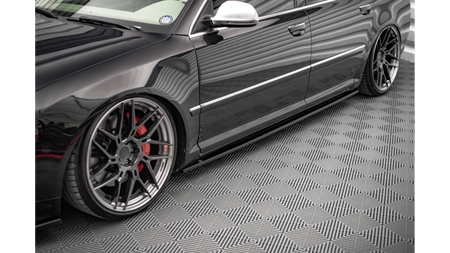 Diffuser Audi S8 D3 Side Skirts Gloss Black