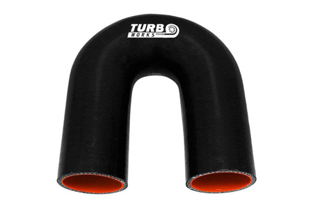 Elbow 180deg TurboWorks Pro Black 25mm