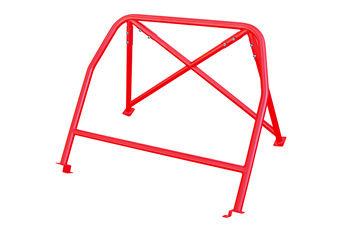 Bolt-in Half Roll Cage VW Golf 2 Red