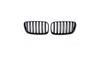 Grill BMW X3 E83 Facelift pojedyncze żeberka Matt Black