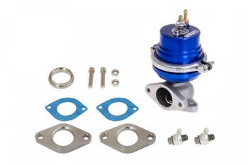 TurboWorks External 38mm Wastegate Adjustable 0.5-1 Bar Blue