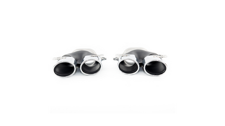 Exhaust Tail Pipes Chrome Round suitable for MERCEDES E-Class (W213) Sedan (S213) T-Model GLC (X253) GLC Coupe (C253) E-Class (A238) Convertible E-Class (C238) Coupe Facelift 2020-2023