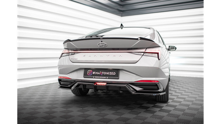 Splitter Hyundai Elantra VII Tył Środkowy z Dyfuzorem Gloss Black