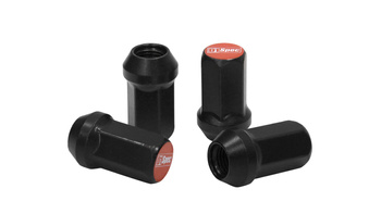 Forged wheel lug nuts D1Spec Alu M12x1.25 Black/Red ​