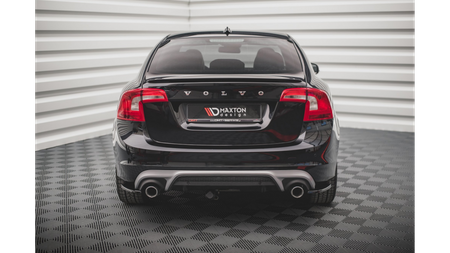 Splitter Volvo S60 II R-Design Rear Side Gloss Black