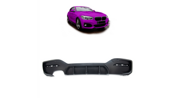 Diffuser BMW 1 F20 F21 Facelift Rear Matt Black